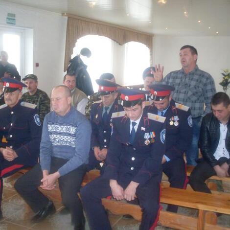 Казачий круг Хутора Платовский.